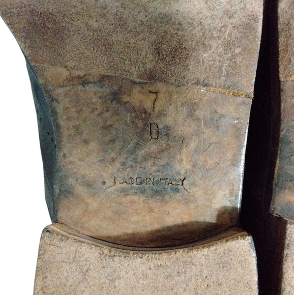 Vintage Bally Lenox Prestige Brown Wing Tip Oxfords Men's Size 7 D - Picture 9 of 10